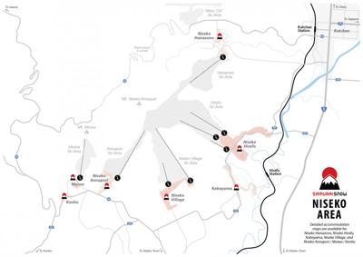 Niseko Area Map